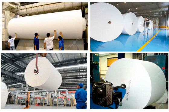 40g/m2 A4 papier Jumbo Roll maken machine 2400mm 500m/min 100g/m2