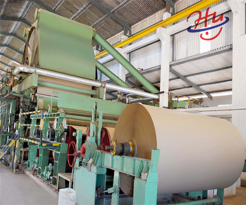 2400 Mm Afval Golfdocument die Machine 40T/D voor Karton Recycling maken