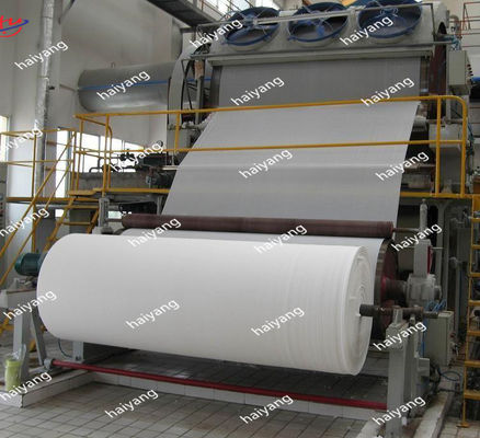 1800mm Servetdocument het Document van de Drukmachine Gerecycleerde het Papieren zakdoekjemachine van de Verbrijzelaarsmachine