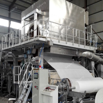 Hoogwaardig toiletpapier maken Jumbo Roll Machine Houtpulp 3200mm 28T/D