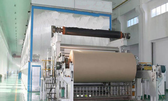 Het golfdocument die van Haiyang Kraftpapier Machineproductielijn 600m/Min 6200mm maken