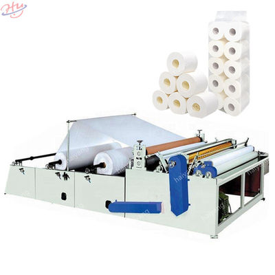 Automatisch Perforerend het Toiletpapierdocument van Rewinder Machine In reliëf gemaakt Broodje die Machine met Druk maken