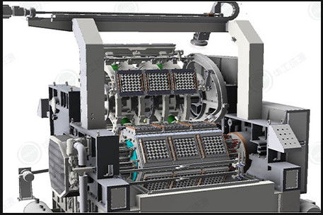 3 het Kartonmachine 1000pcs/H van het vorm Automatische Ei