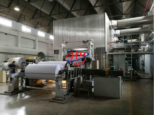 Machine 3400mm 200 M Min Paper Making van het Receclingsa4 Papierafval