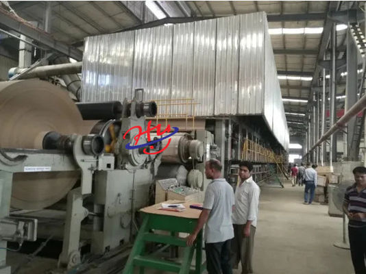 Machines 3200mm van tarwestraw recycled kraft paper making