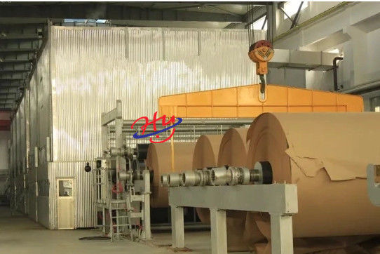 330m/min Kraft papier rollen maken machine Virgin Pulp 2200mm 150g