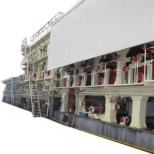 Enige Laag 50m/Min Kraft Fluting Paper Machine